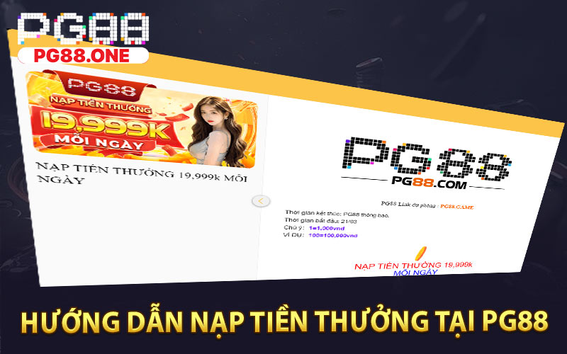 Nạp Tiền Thưởng - Chương Trình Khuyến Mãi Hấp Dẫn Nhất PG88 - Arivo