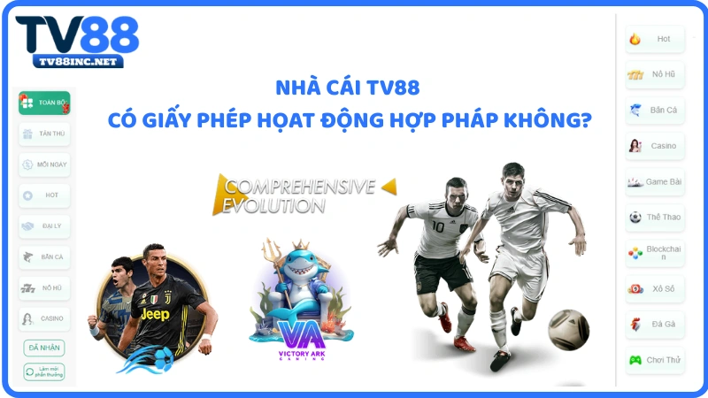 TV88 có giấy phép hoạt động hợp pháp không? Giấy phép TV88 - Arivo